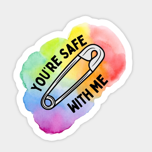 Safe With Me 2 Sticker by capesandrollerskates 